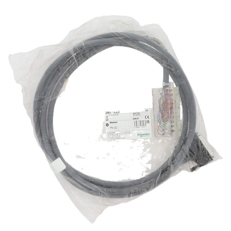 cord set, Modicon X80, 20 ways terminal, SUB-D25 connector, 3m (9.84ft)