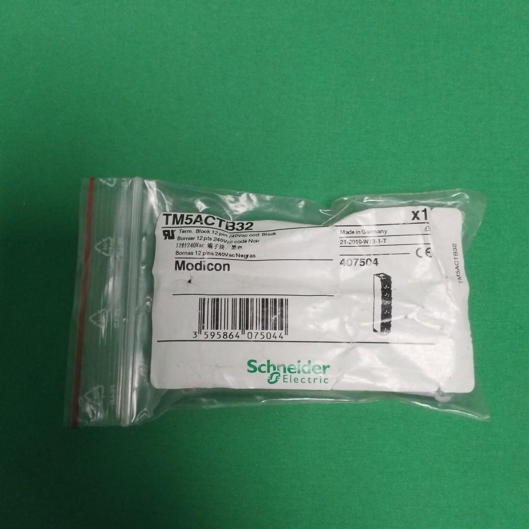 Modicon TM5, terminal block, 12 contacts, black, quantity 1