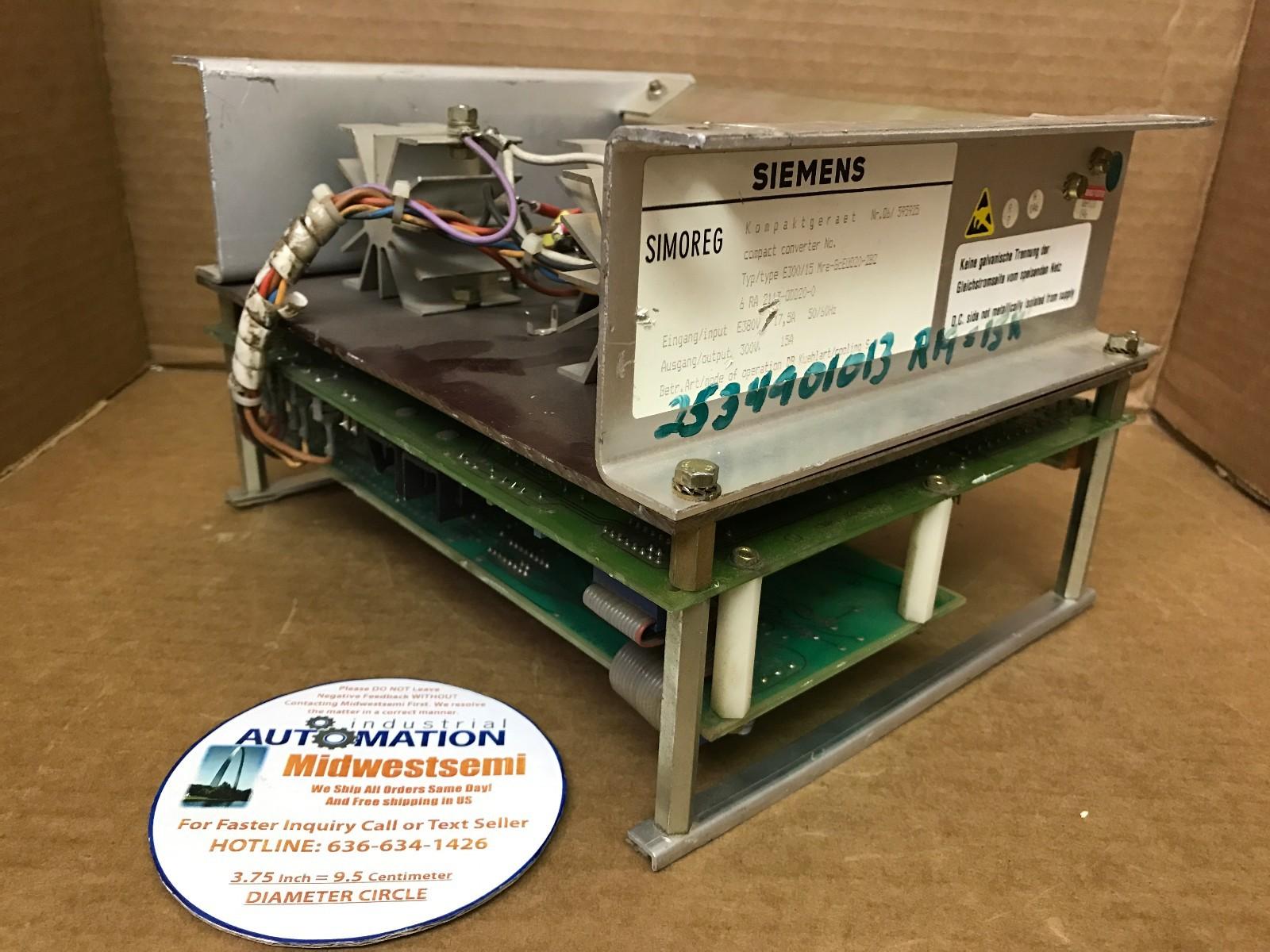 6RA2-113-0DD20-0 SAMEDAY DC DRIVE 380V 50/60HZ 6RA 8211-2BA0