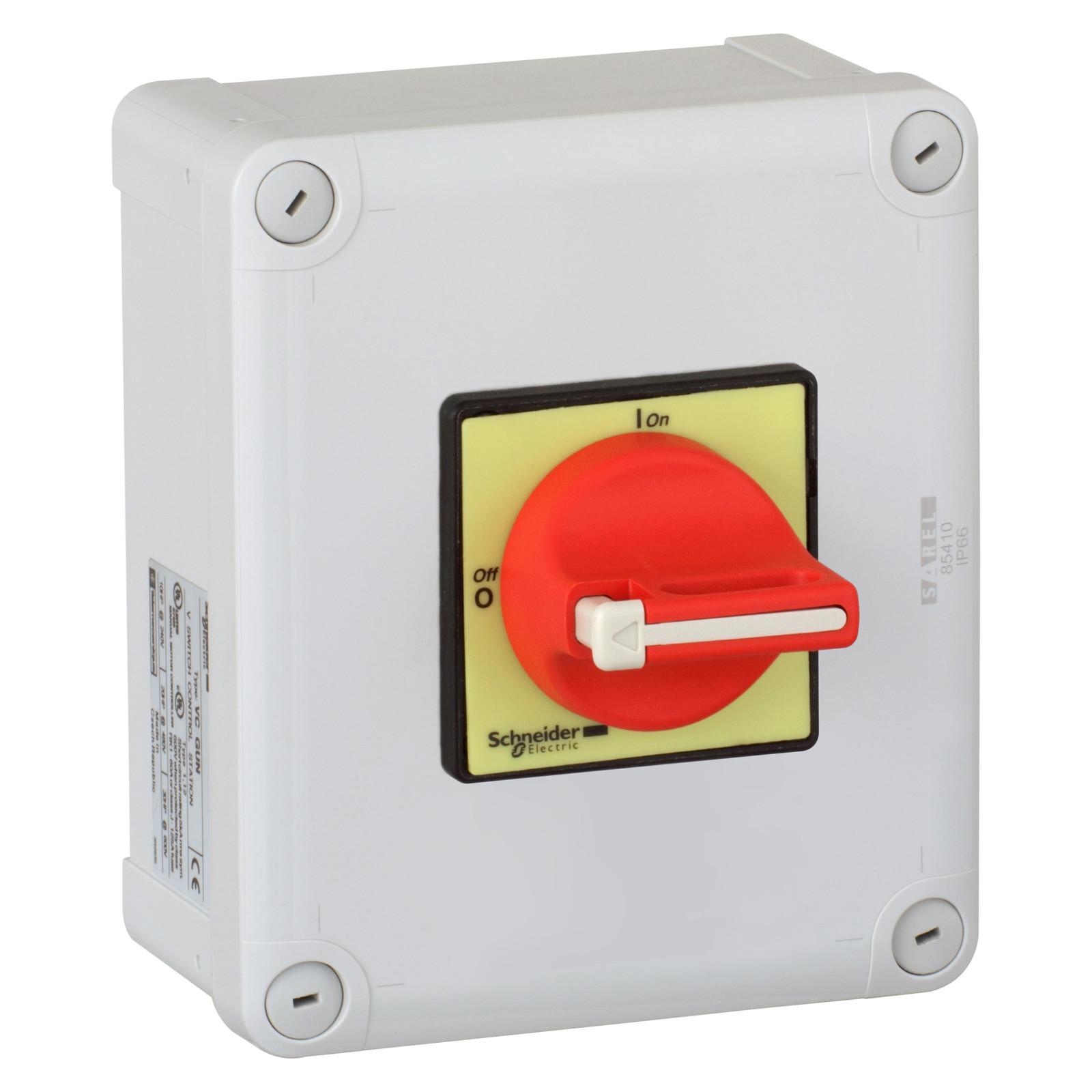 Enclosed switch disconnector,TeSys Control,for ON/emergency stop,20A,conforming UL/CSA standard