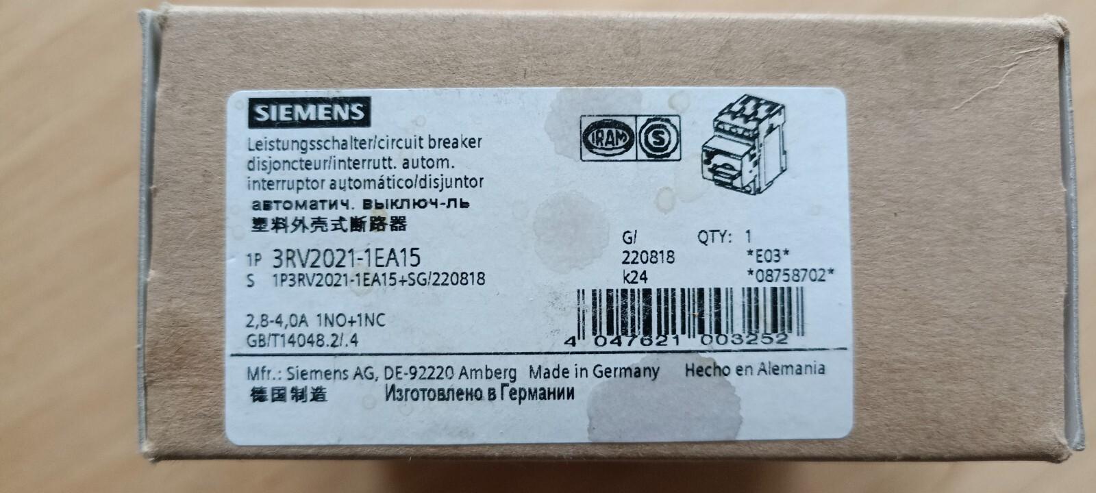 MSP S0 2.8-4A SCRW W/AUX 1NO/1NC