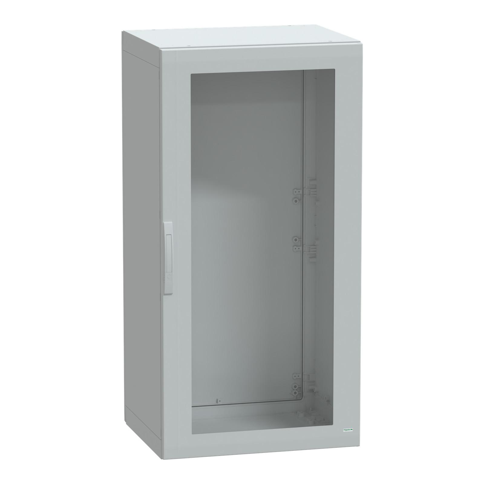 Floor standing polyester enclosure, Thalassa PLA, glazed door, completely sealed, 1500x750x620mm, IP65, IK08