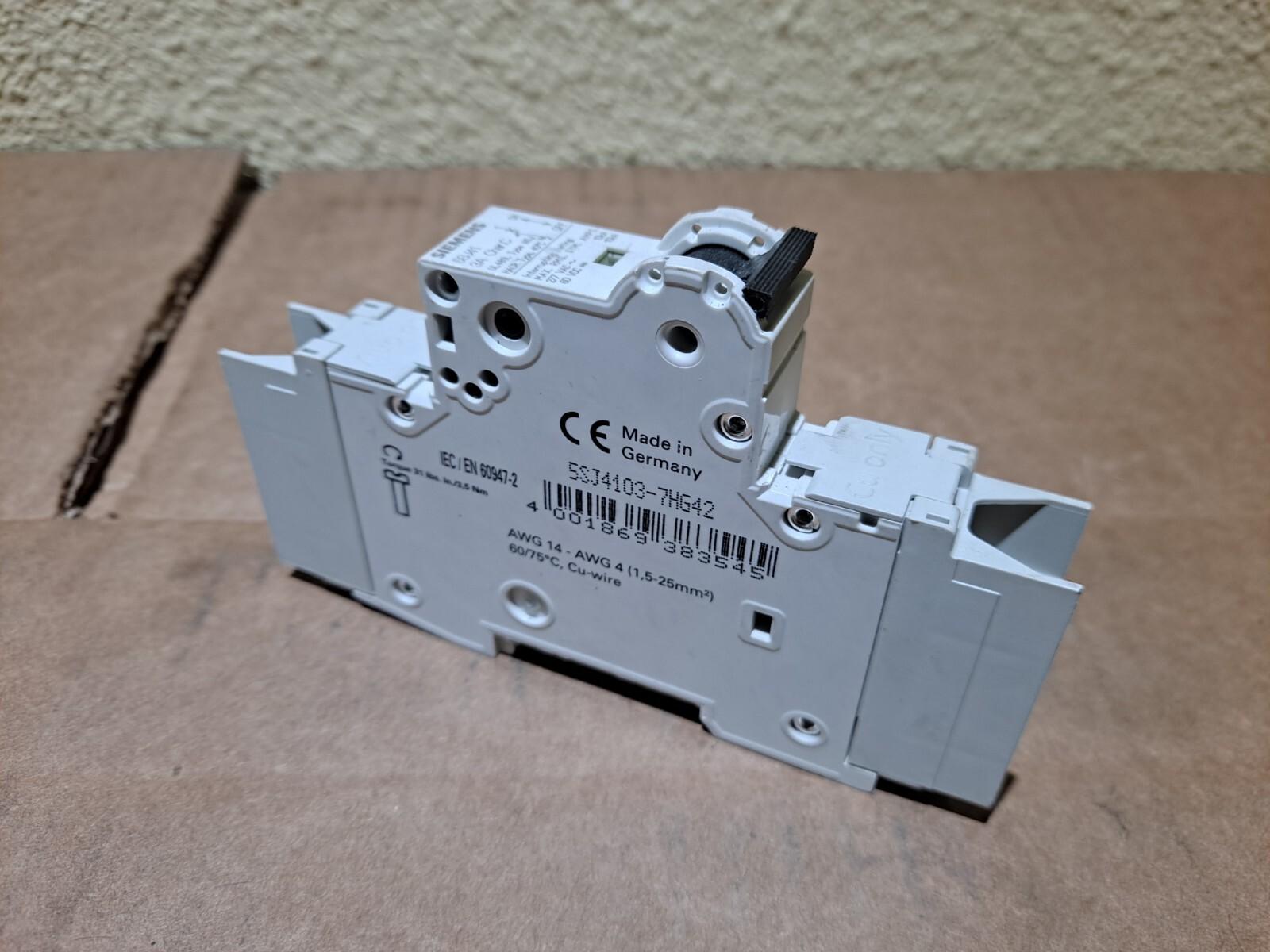 MCB 5SJ4 1P 277V 3A 10K C-TRIP