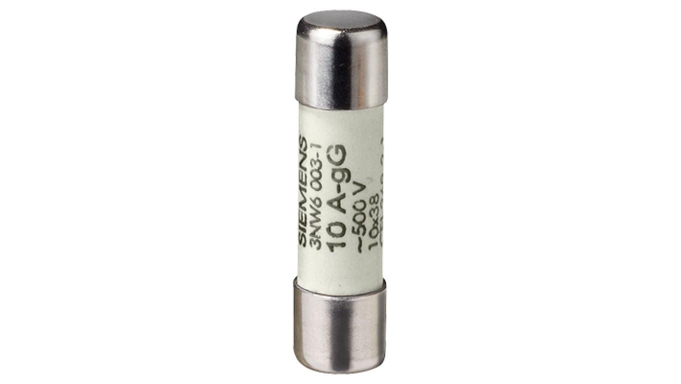 CYL FUSE, FRENCH, 10X38, 500V, 8A