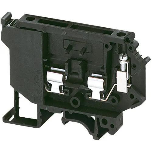 Terminal Blocks, Linergy, fused block, 12A, 600V, screw, for 5X20/25/30mm fuses, with 110/250V LED, 2 points, black