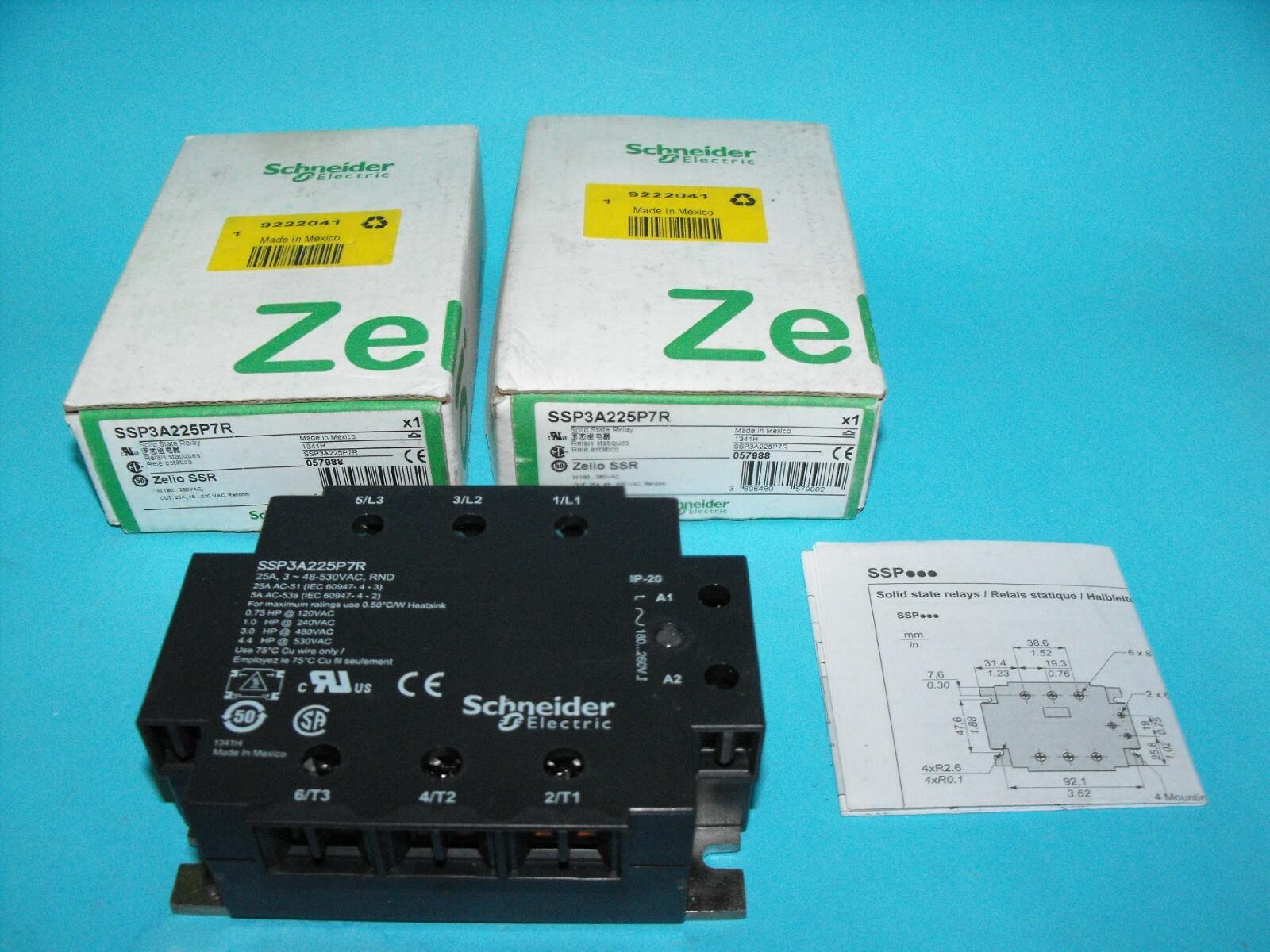 Solid state relay, Harmony, 25A, panel mount, zero voltage switching, input 180…280V AC, output 48…530V AC