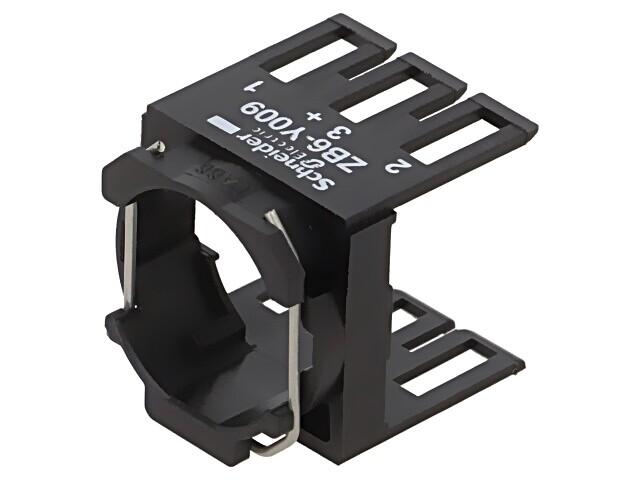 Body fixing collar, Harmony XB6, for electrical block