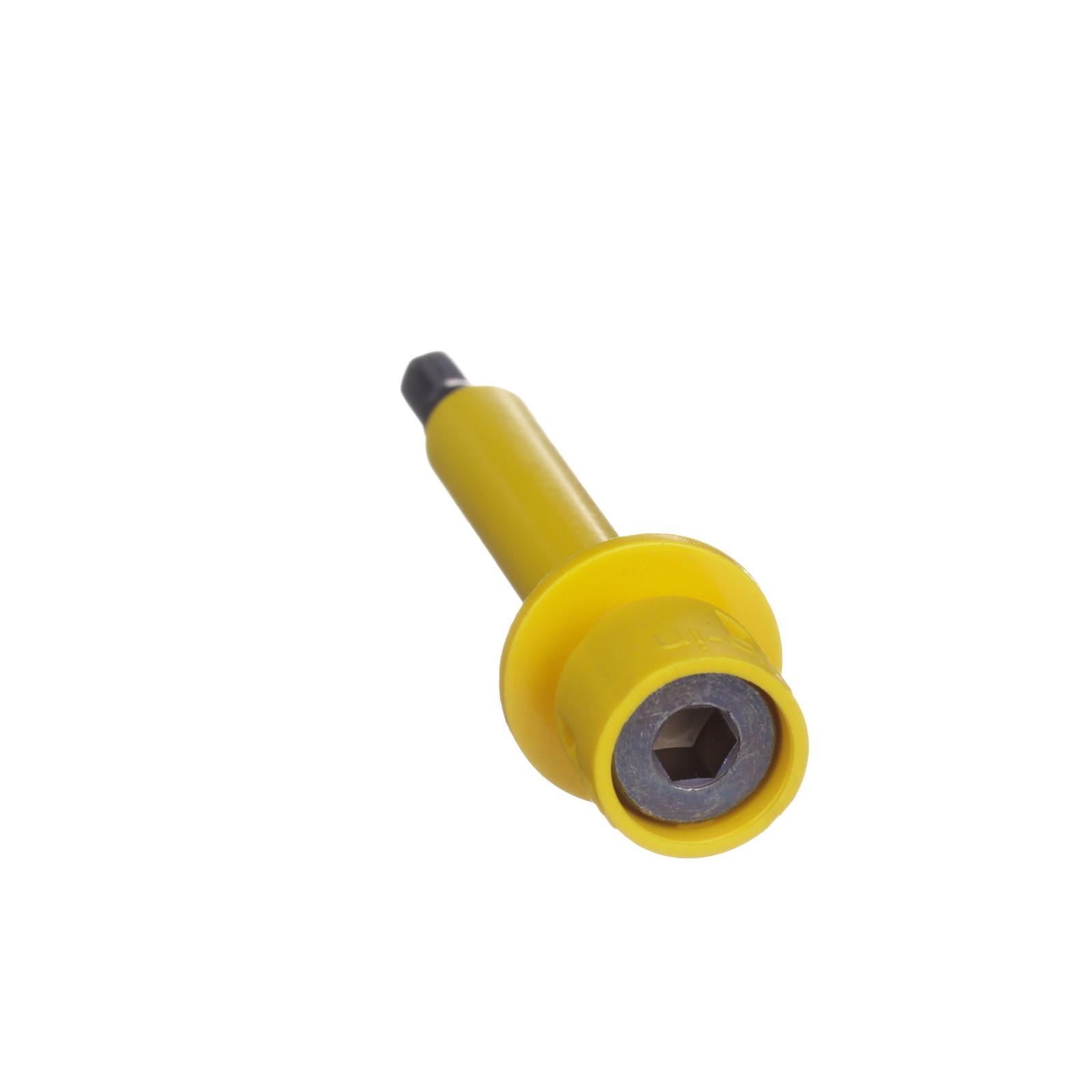 Torque limiting breakaway bits, ComPacT NSXm, power connections, torque 5N.m, yellow, set of 6 parts