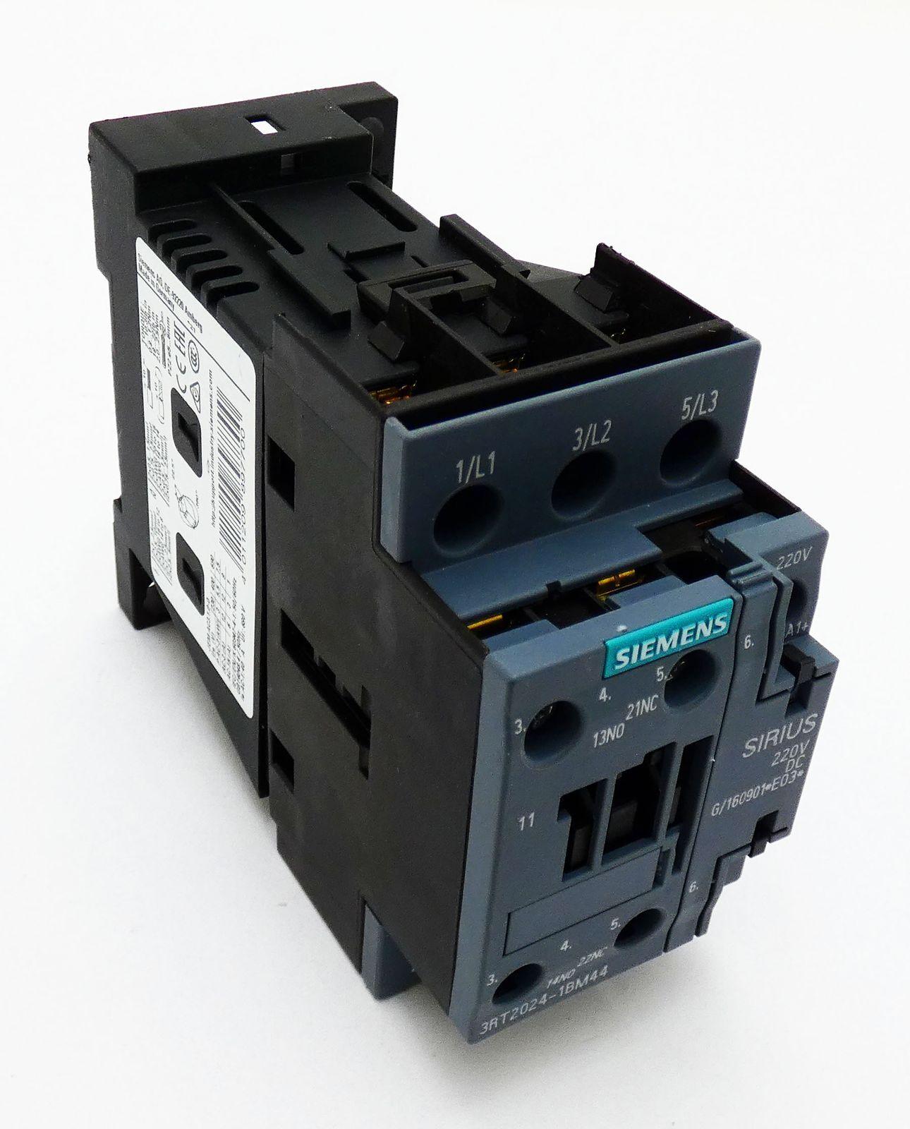 CONTACTOR S0 12A 220VDC 2NO/2NC SCRW