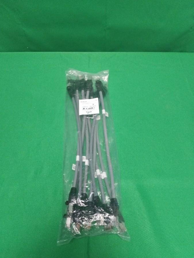 Communication cable, ComPacT, MasterPact, 2 x RJ45 male connectors, 0.3m length, set of 10 parts