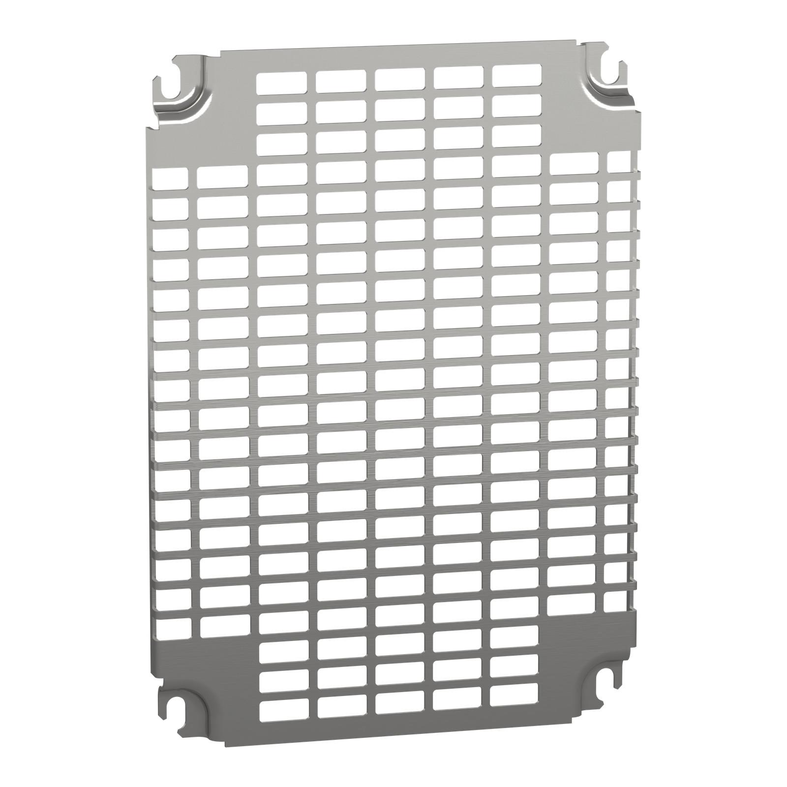 Monobloc perforated plates , H400xW300mm with universal perforations 11x26mm