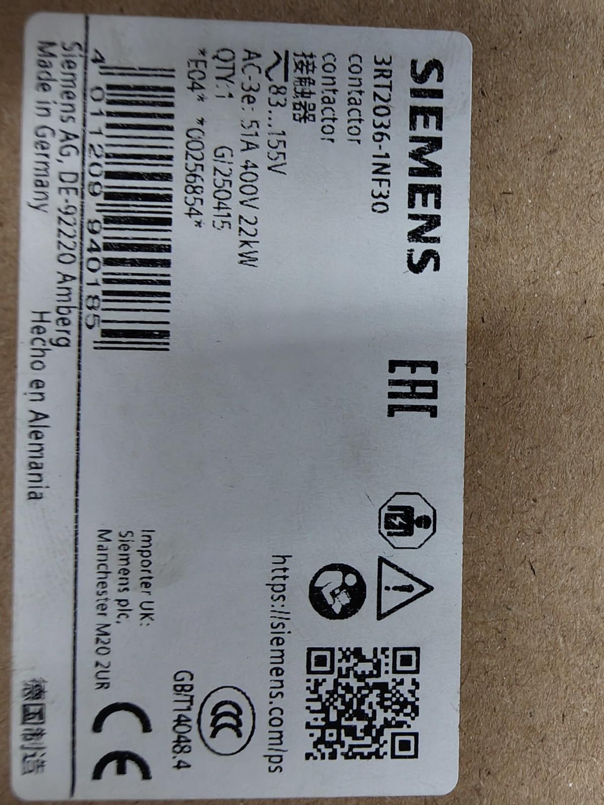 CONTACTOR S2 50A 83-155VUC SCREW 1NO/1NC