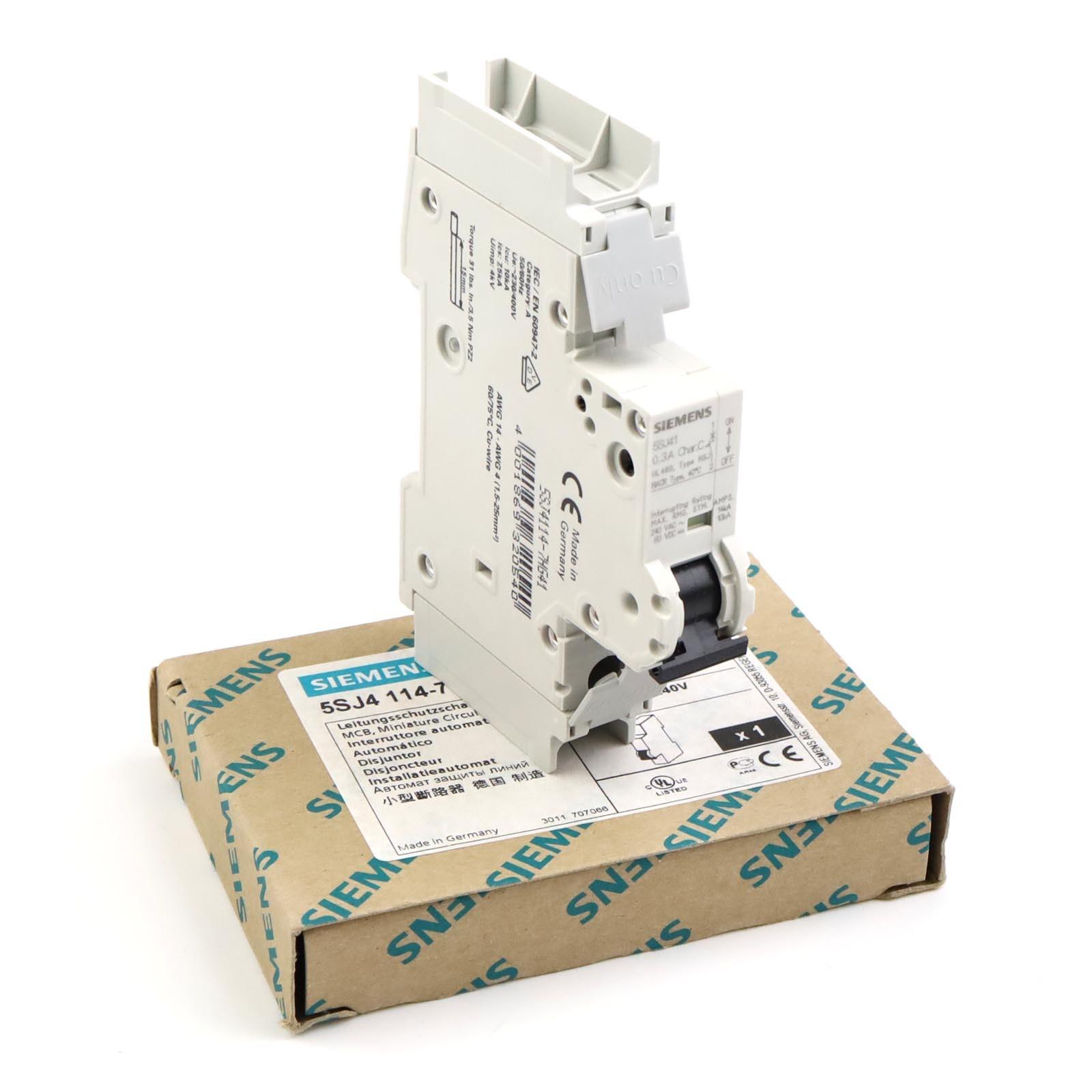 MCB 5SJ4 1P 240V 0.3A 14K C-TRIP