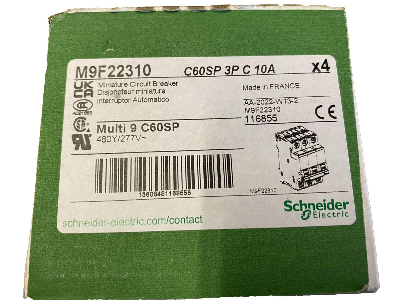 Miniature circuit breaker (MCB), Multi9 C60SP, 3P, 10A, C curve, 10kA (UL1077), 10kA (IEC/EN 60947-2)