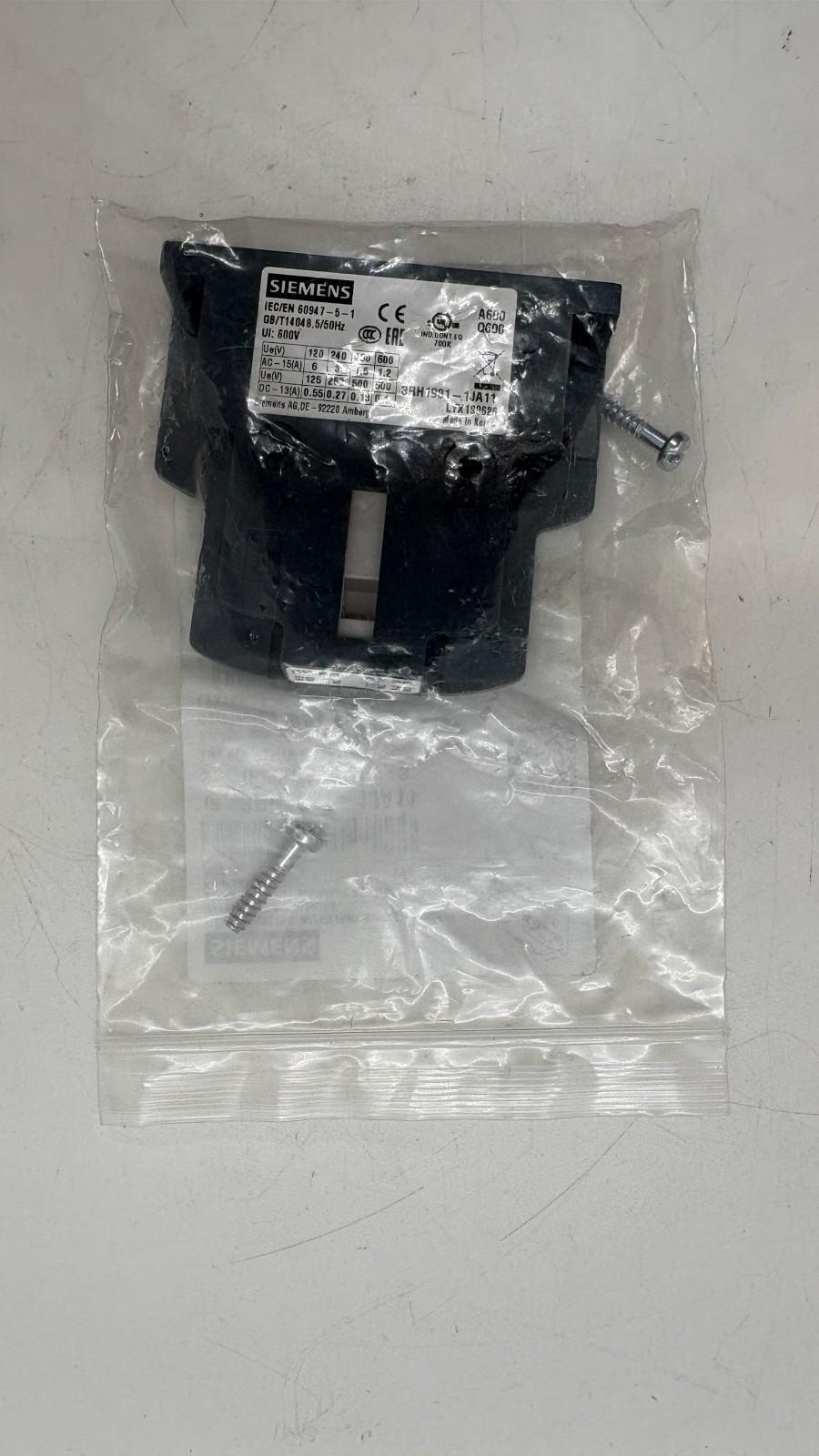 Auxilliary Contact 3RT1.1NC 1NO. screw