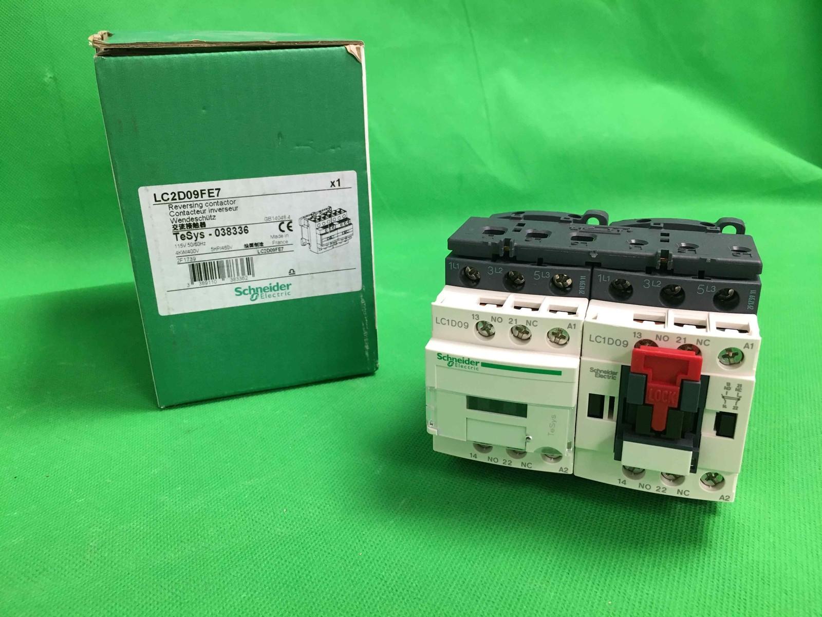 TeSys Deca reversing contactor - 3P(3 NO) - AC-3 - <= 440 V 9 A - 115 V AC coil