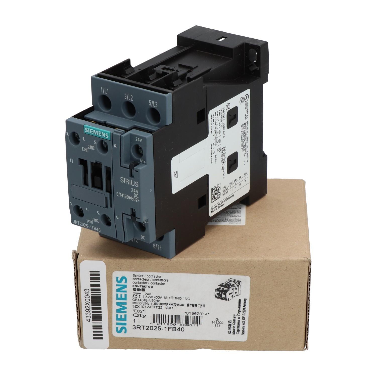 CONTACTOR S0 16A 24VDC 1NO/1NC SCRW