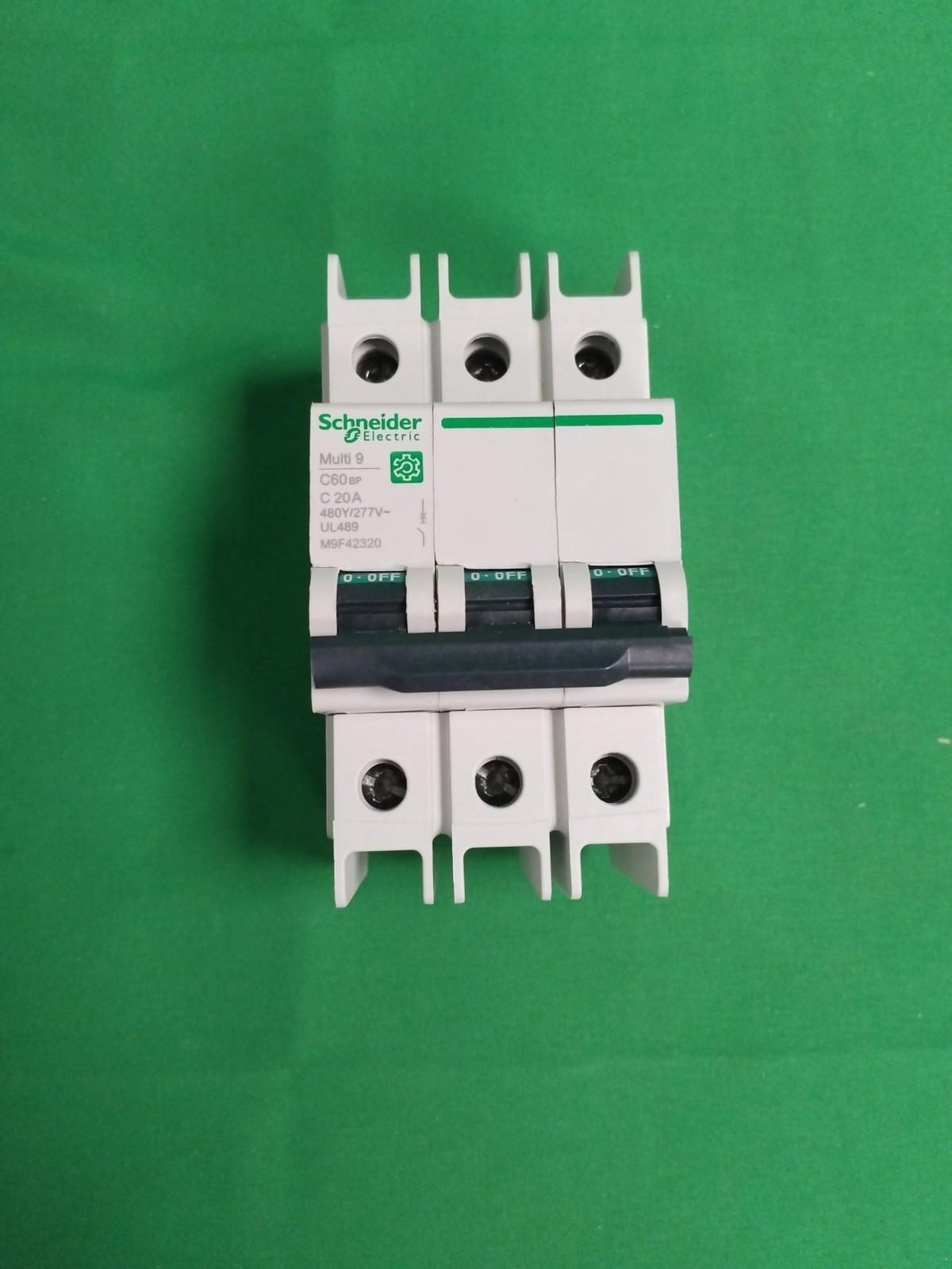Miniature circuit breaker (MCB), Multi9 C60BP, 3P, 20A, C curve, 10kA (UL489), 10kA (IEC/EN 60947-2)