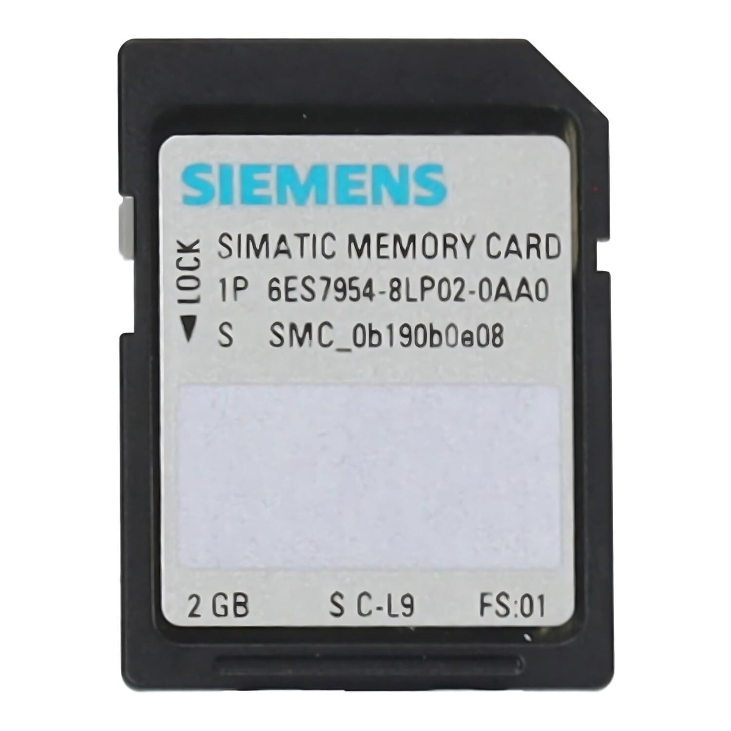 S7 MEMORY CARD FOR S7-1X00 CPU, 3.3V, 2G