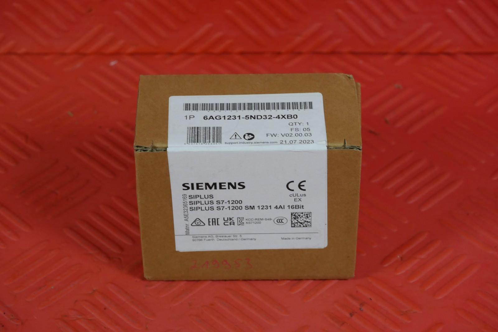 SIPLUS S7-1200 SM 1231 4AI 16Bit