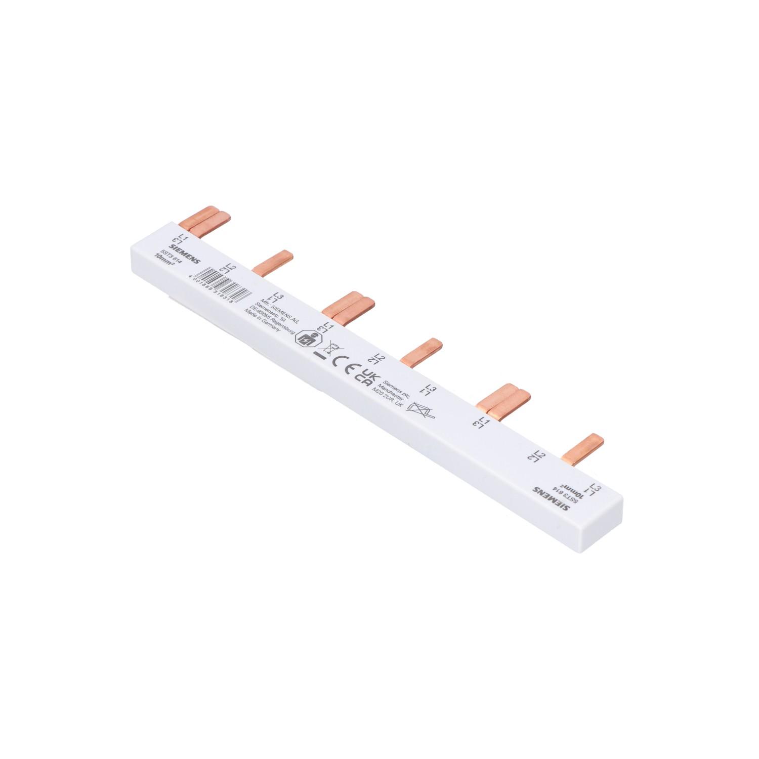 BUSBAR, PIN, 10MM2, 3X3 PHASE