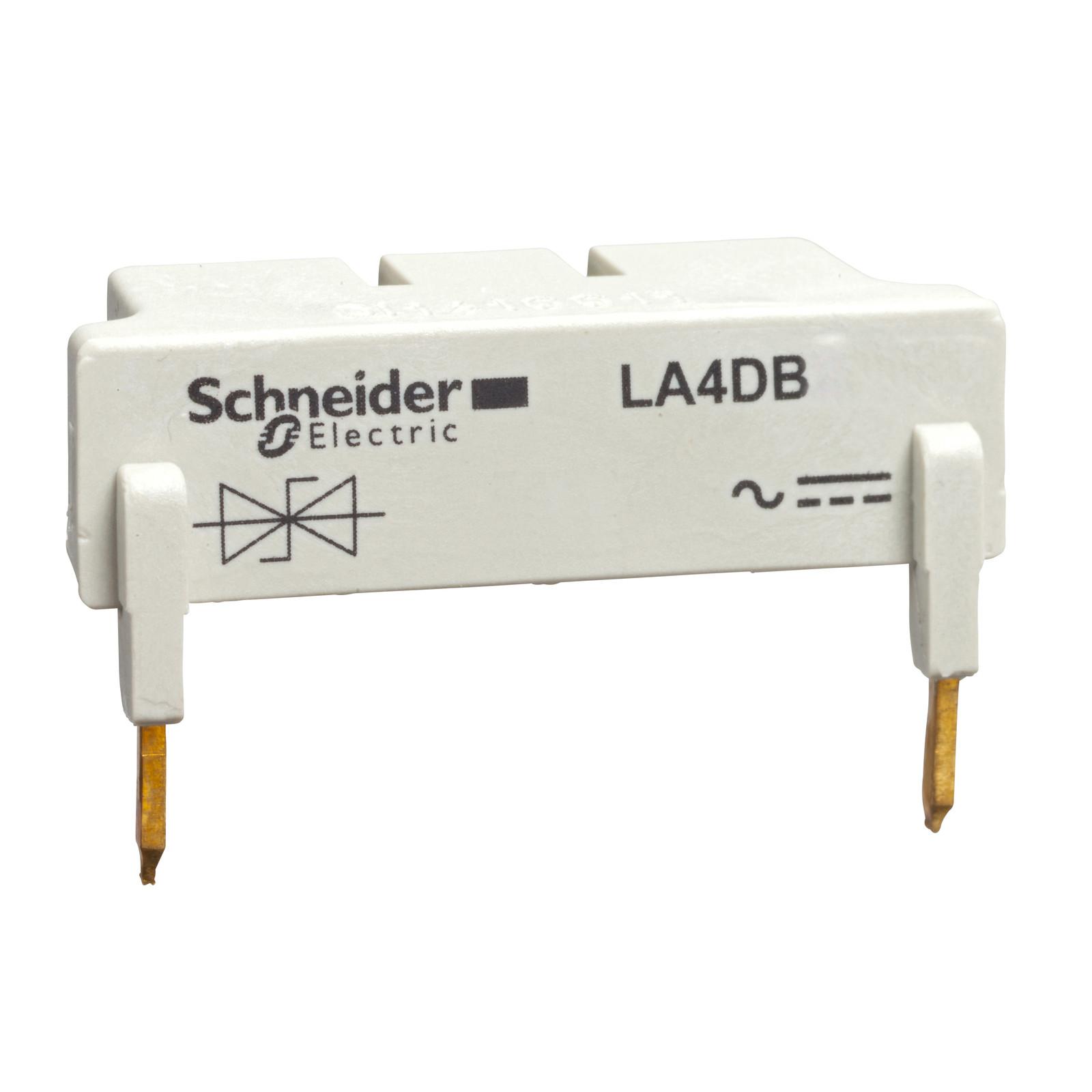 Suppressor module, TeSys Deca, diodes, 24 to 250VDC