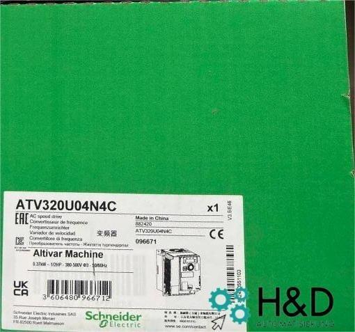 variable speed drive, Altivar Machine ATV320, 0.37kW, 380 to 500V, 3 phases, compact