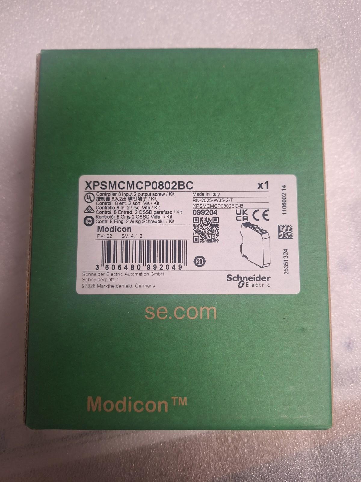 controller, Modicon MCM, 8 inputs 2 outputs, monitors expansion modules, screw