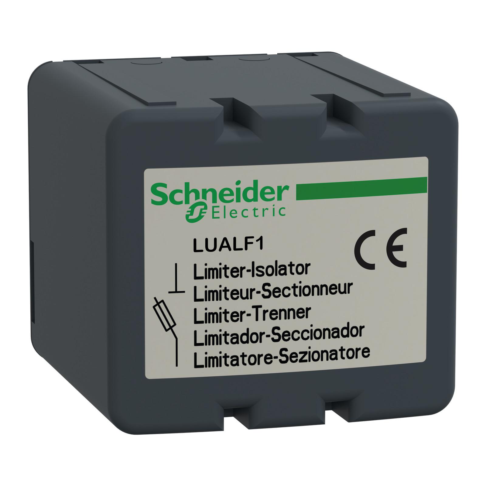 Current limiter cartridge, TeSys Ultra, activation 50kA, Iq 130kA@440V, for use with limiter disconnector LUALB1