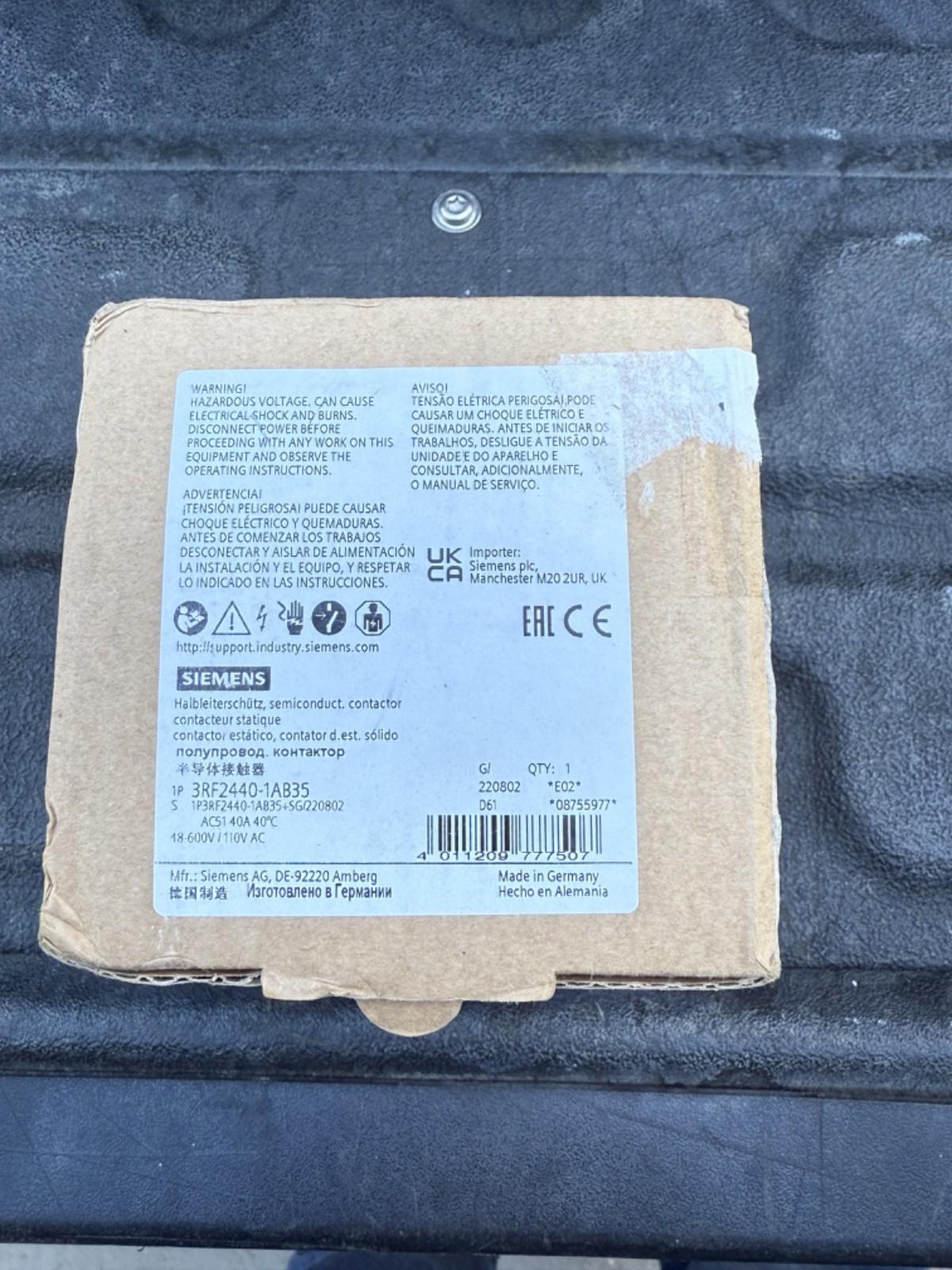 SOLID-STATE CONTACTOR 3-PHASE 3RF2