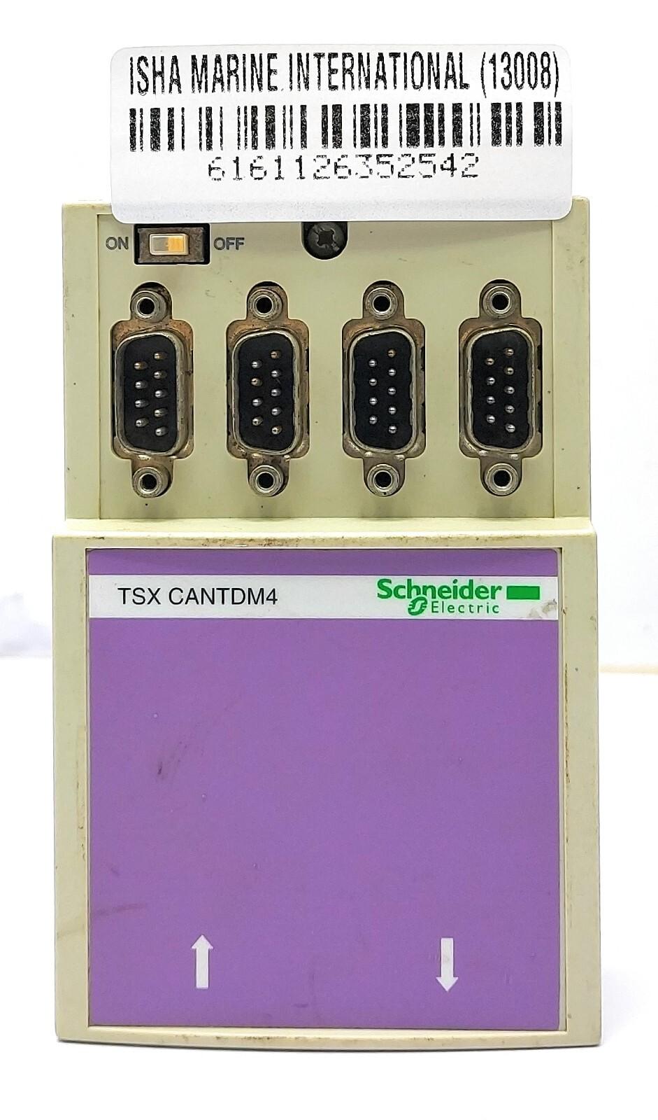 IP20 CANopen tap junction box - 1 screw terminal block and 4 SUB-D9