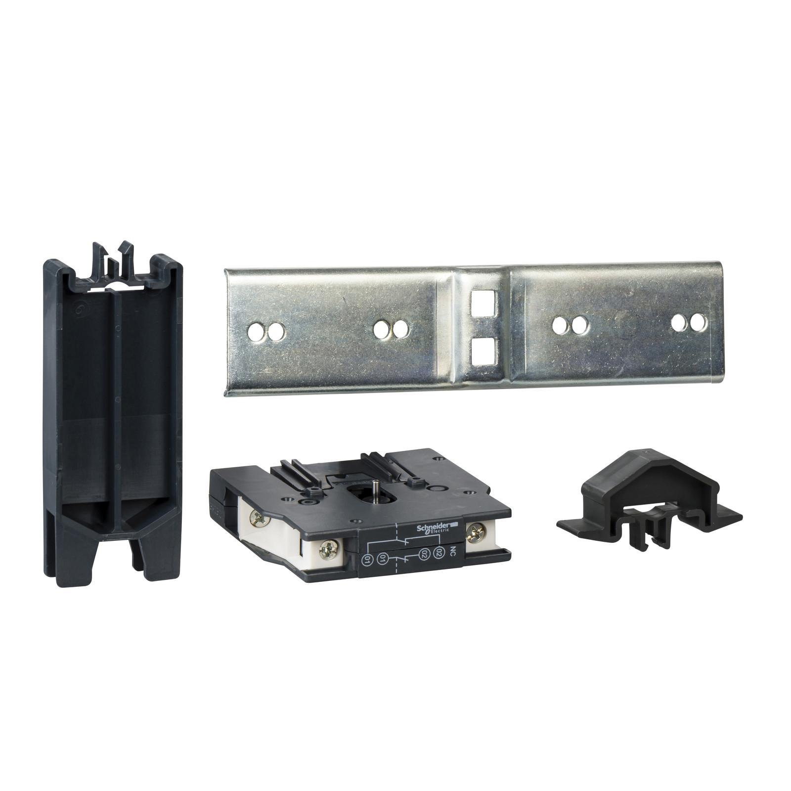 Mechanical and electrical interlock, TeSys Deca reversing & changeover, 2 contactors LC1/LP1D80-D95 DC coil