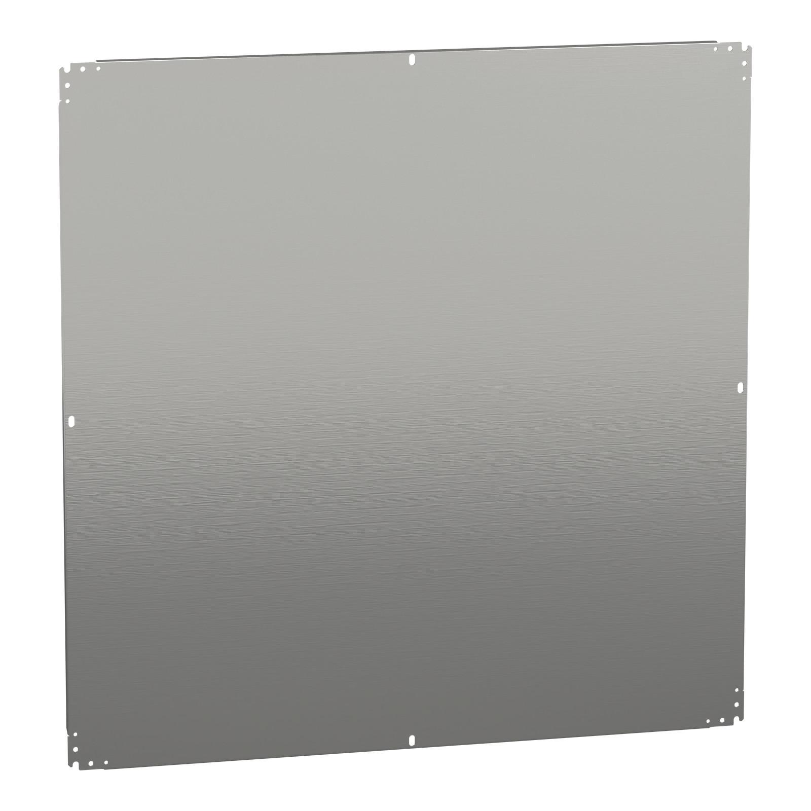 Plain mounting plate H1200xW1200mm made of galvanised sheet steel