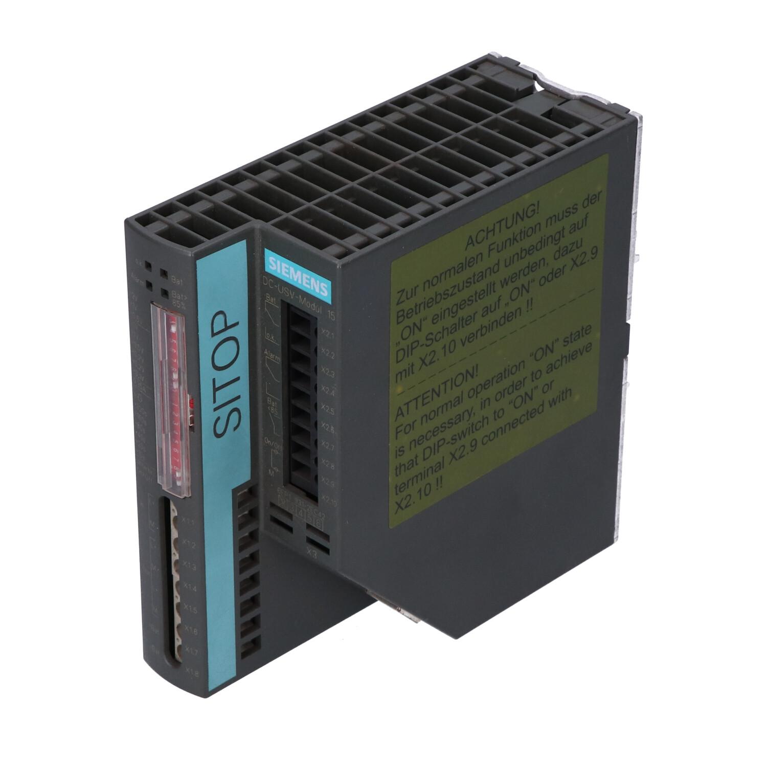 SITOP DC-USV-MODULE 15A MIT USB-SS
