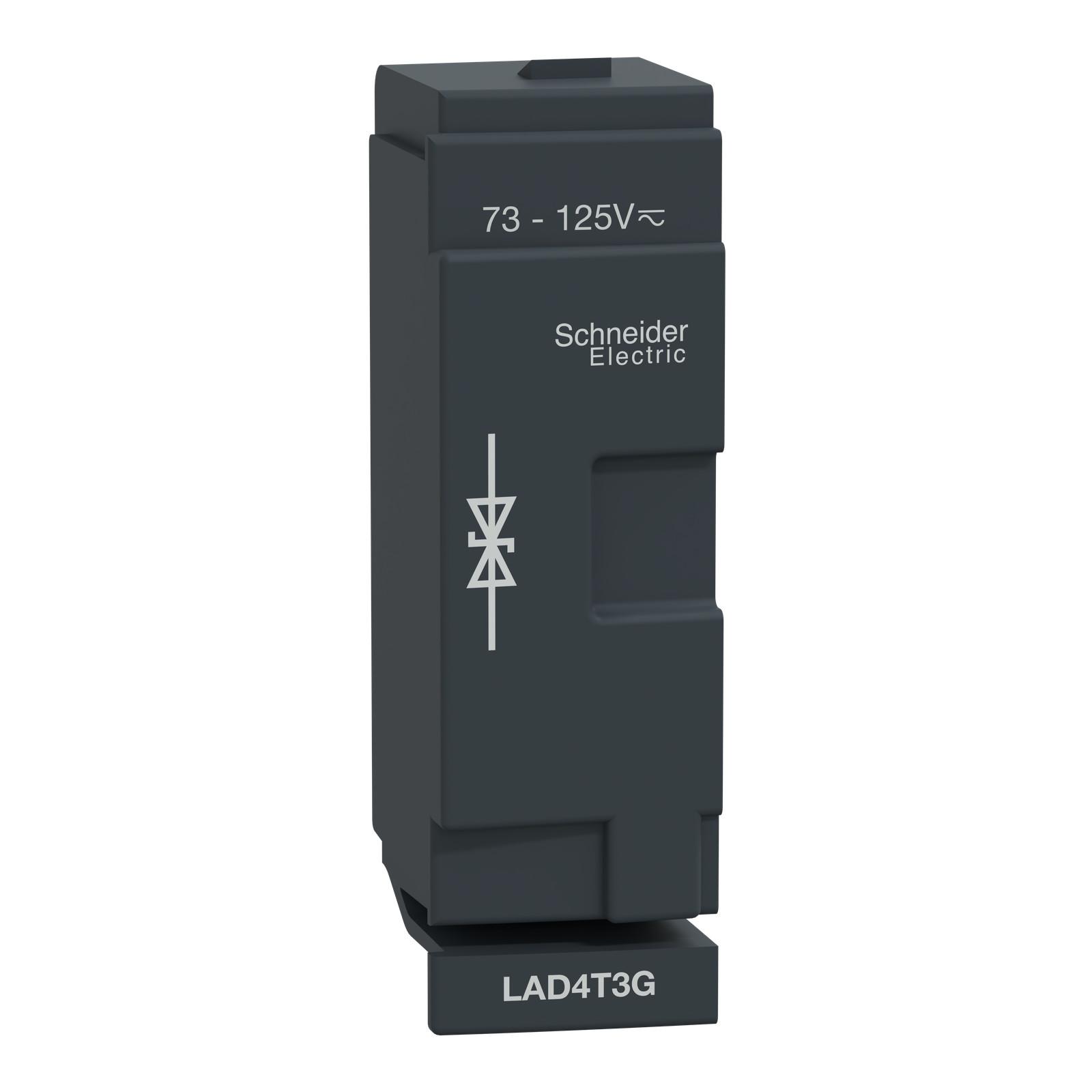 TeSys Deca - suppressor module - bidirectional peak limiting diode - 73…125 V AC/DC