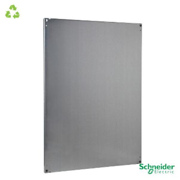 Plain mounting plate, PanelSeT SFN, Spacial SF, Spacial SM, for electrical enclosure H2000 W1000mm, galvanized steel