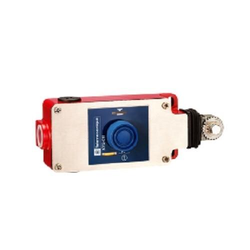 Latching emergency stop rope pull switch, Telemecanique rope pull switches XY2C, e XY2CH, 1NC+1 NO, booted pushbutton