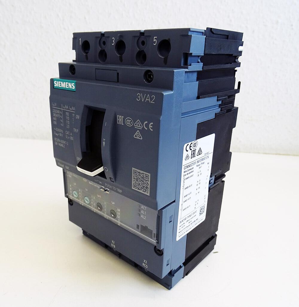 BRKR 3VA21 3P 63A 110KA ETU3-LSI NUT