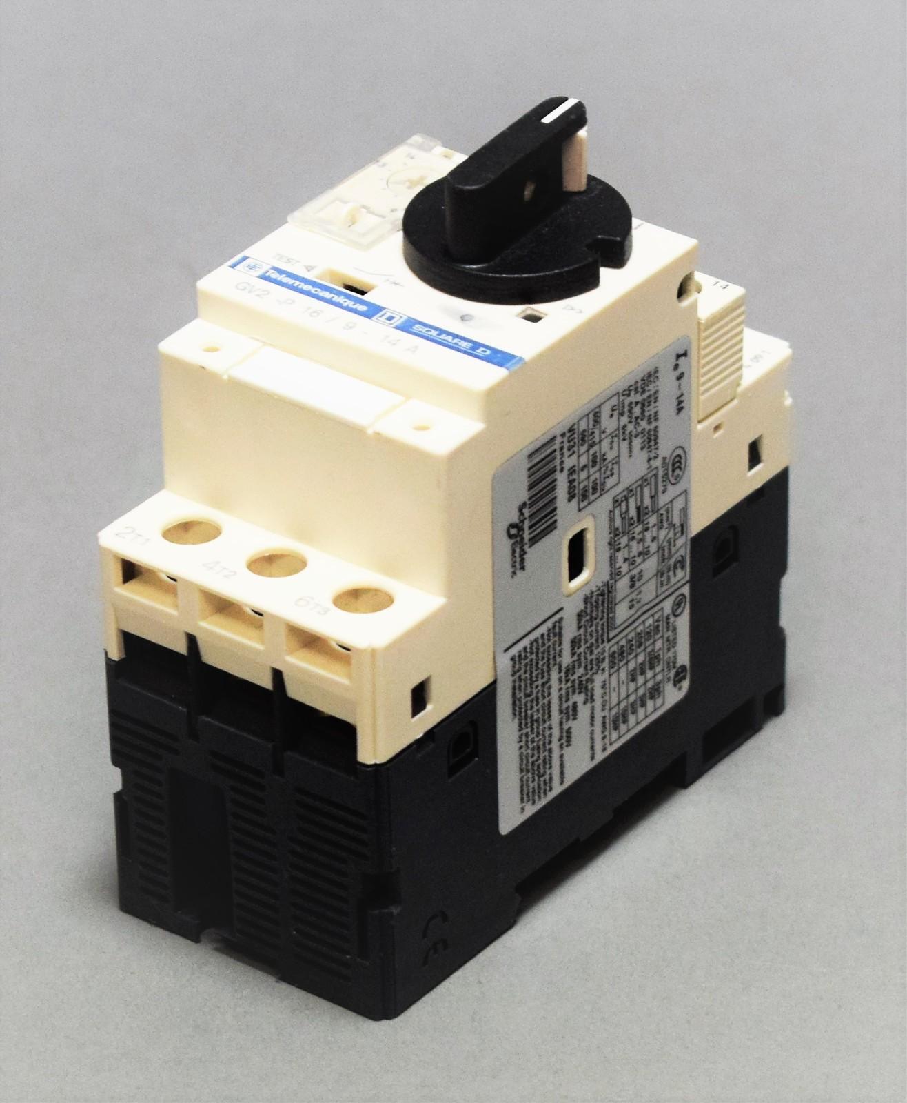 TeSys Deca Manual Starter and Protector, thermal magnetic circuit protector, rotary handle, 9 to 14 A, screw clamp