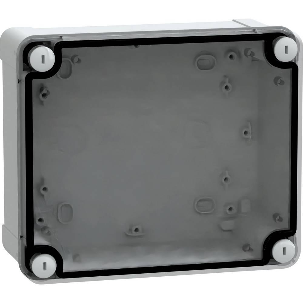 ABS box IP66 IK07 RAL7035 Int.H175W150D80 Ext.H193W164D87 Opaque cover H20
