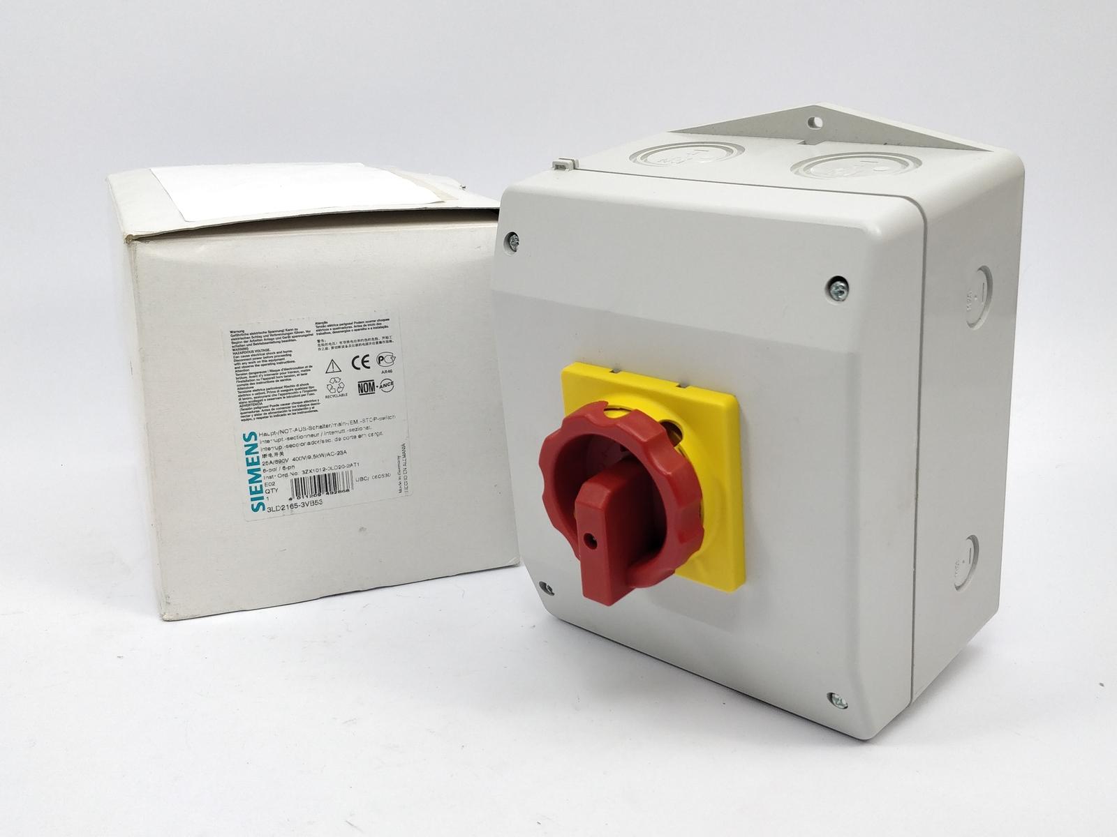 DISC SW 25A ENCL ROT HDL R/Y 6P