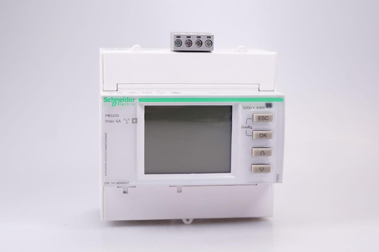 PM3255 power meter - 2 digital I - 2 digital O - RS485