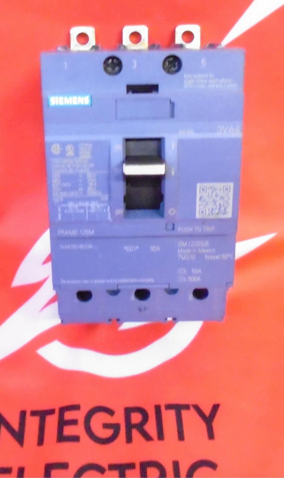 BRKR 3VA41 3P 50A 35KA FTFM NAV LD LUG