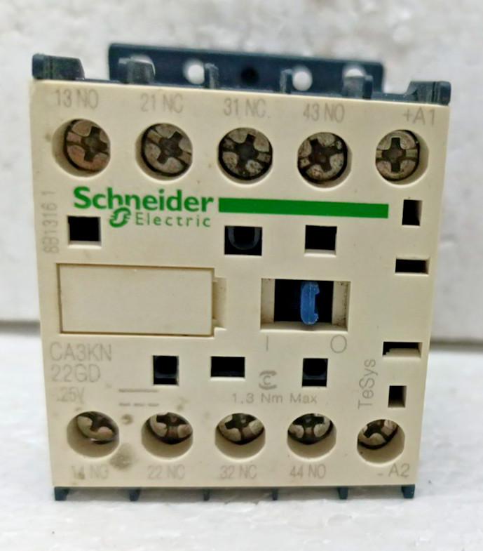 Control relay, TeSys K, 2 NO + 2 NC, lt or eq to 690V, 125VDC standard coil