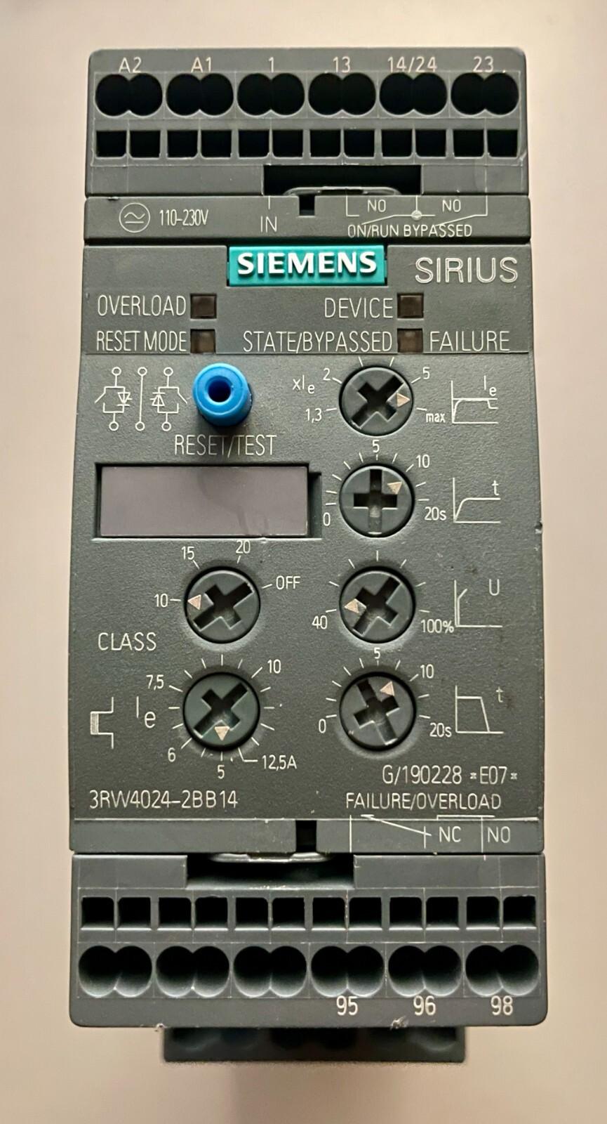 SIRIUS SOFT STARTER, S0