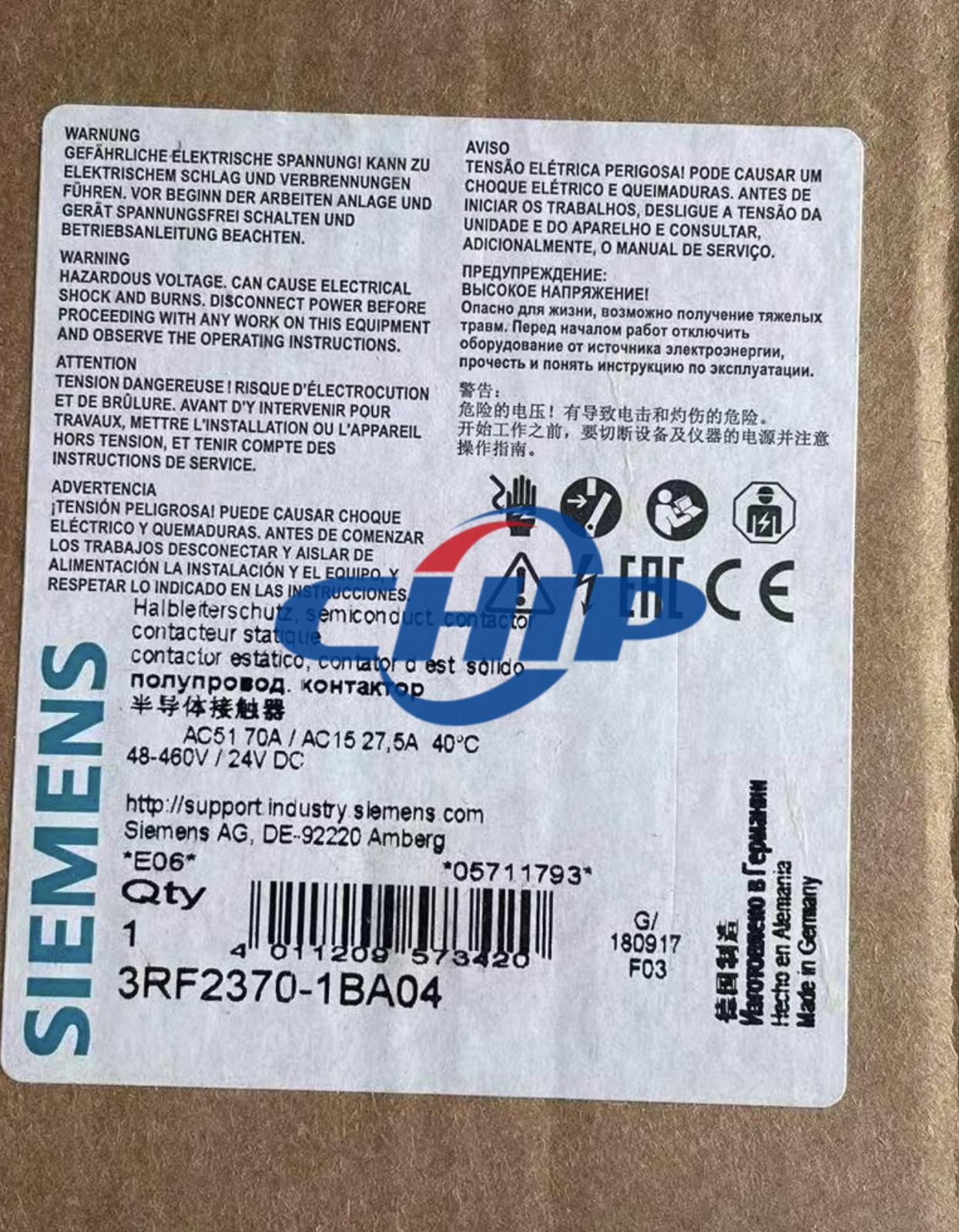 230/460V, 22MM SSIS CON, 70A, SCRW, 24VDC