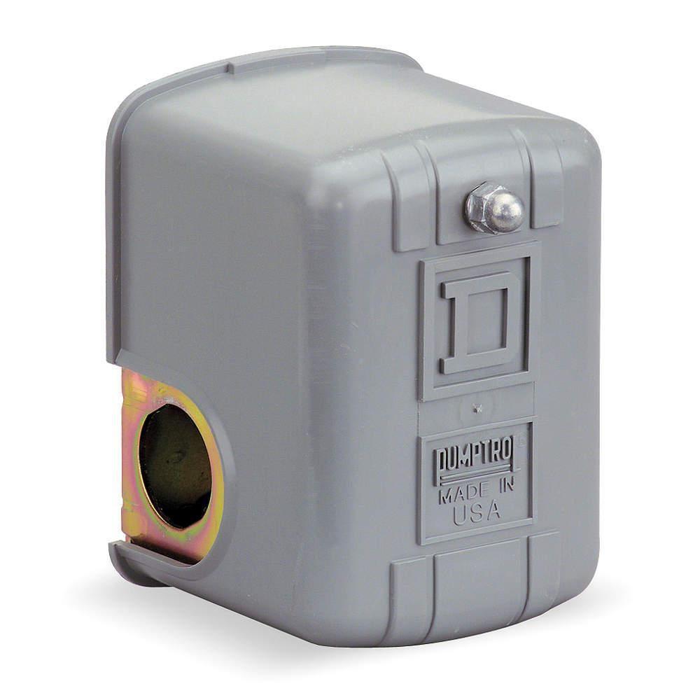 Square D Pumptrol, water pump switch 9013FR, adjust diff., 10 5 PSI, reverse action