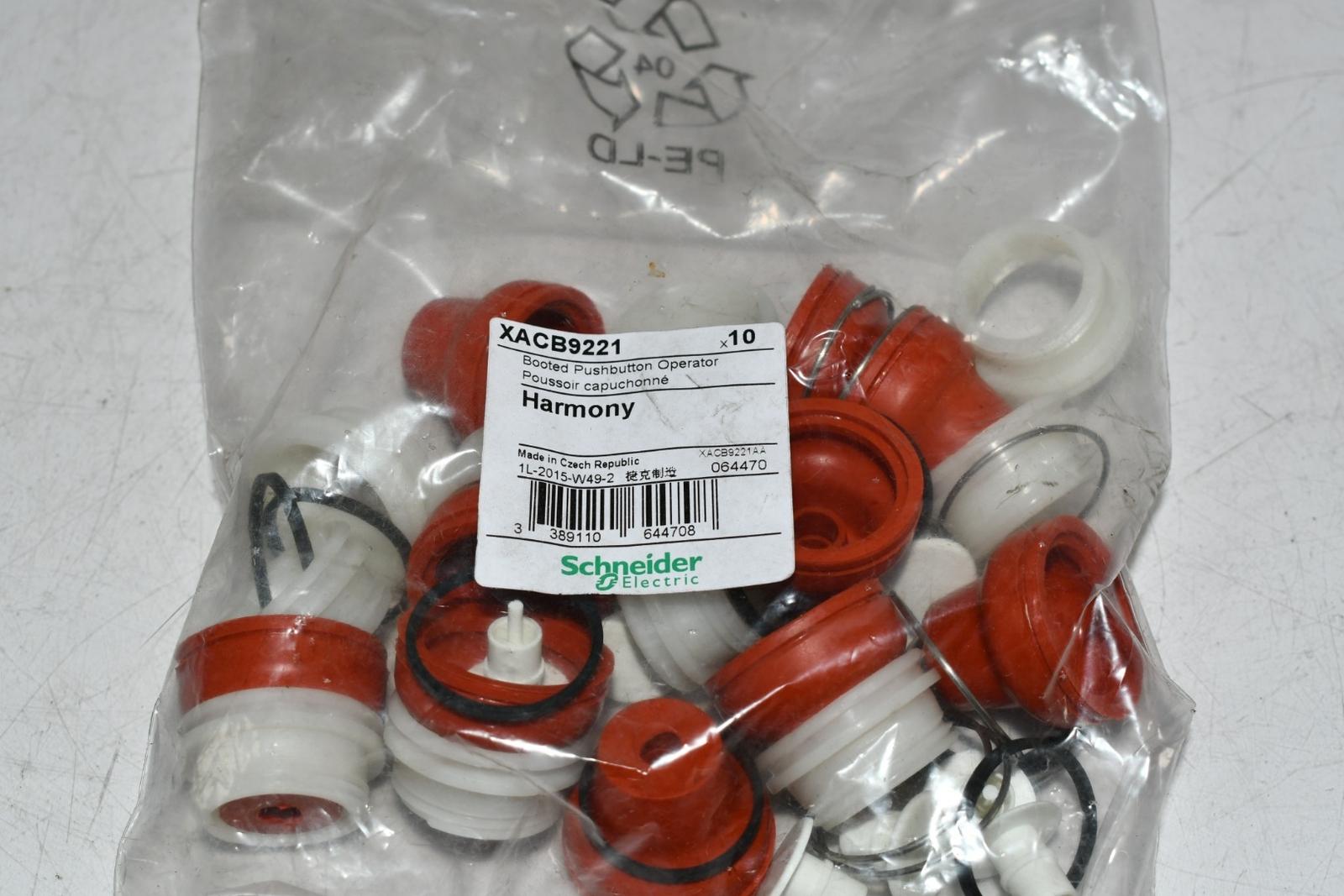 Head for push button, Harmony XAC, plastic, white, booted, 16mm