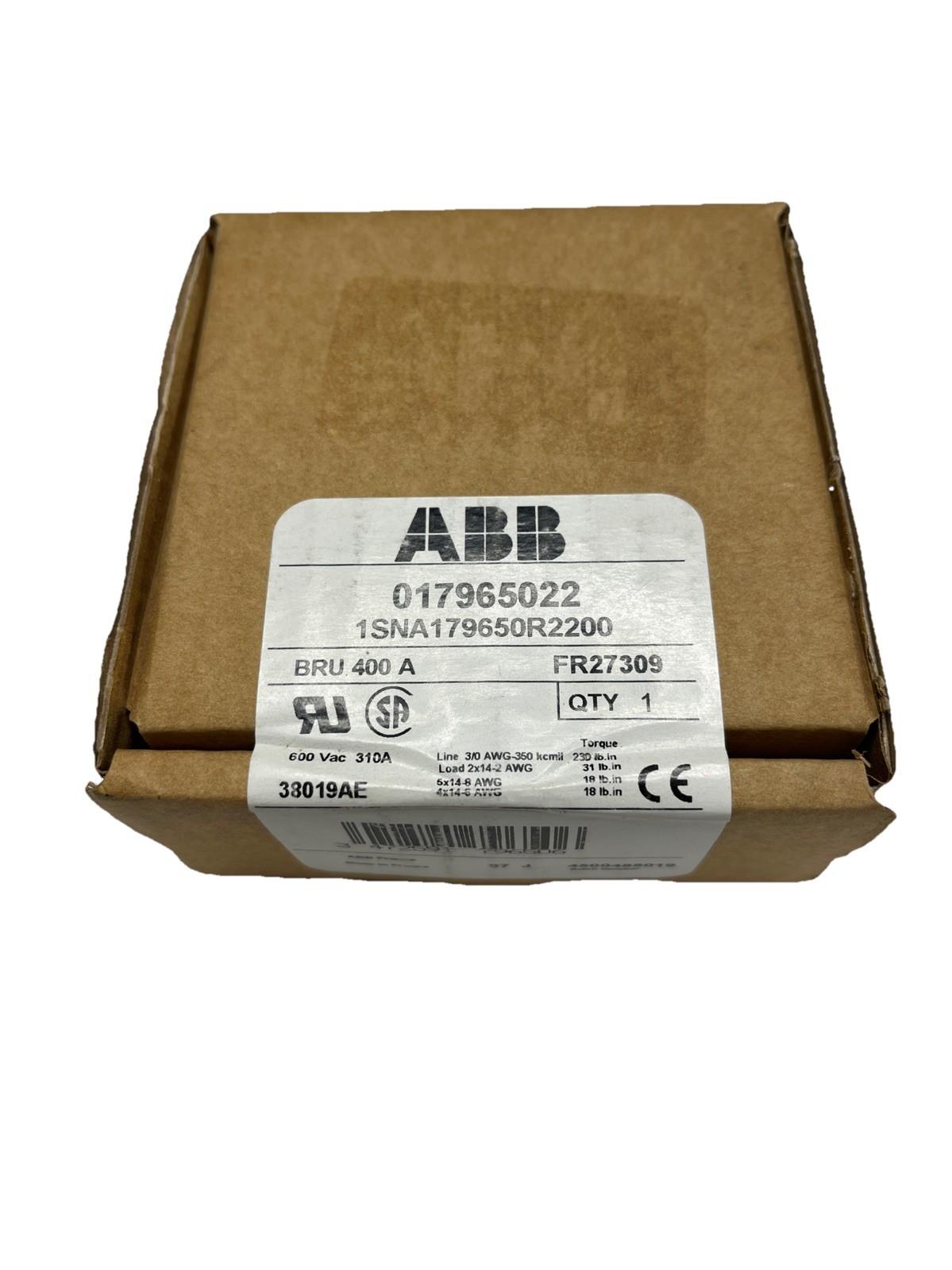 BRU400AL Distribution Terminal Blocks