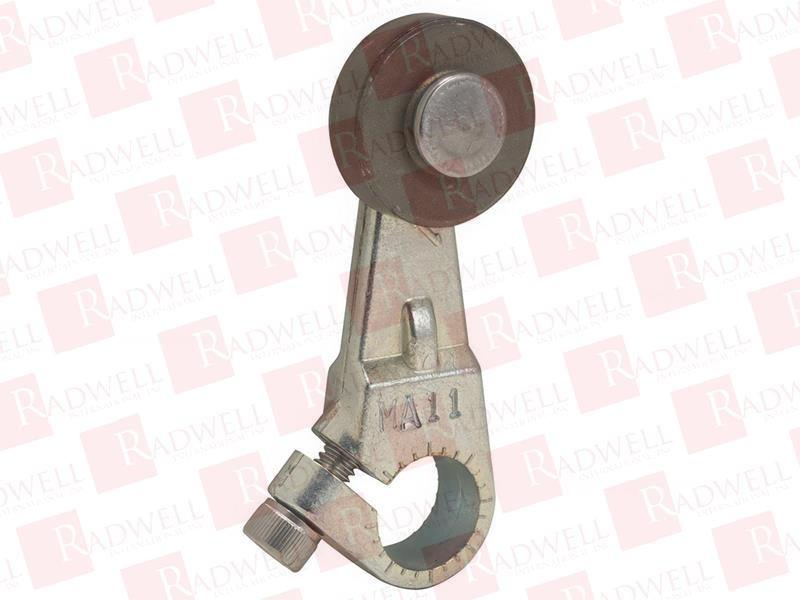 NEMA limit switch, 9007C, cast zinc standard lever arm, 1.50 inches long, standard roller, 0.625 inch diameter, 0.25 inch wide